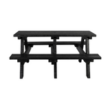 EKO - A-Frame Picnic Table - 1.5m - Black -  Front Image
