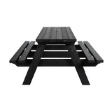 EKO - A-Frame Picnic Table - 1.5m - Black -  Side Image