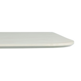 Extrema Premium Table Top - White Marble - Side Image