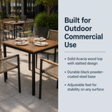 Hardy Complete - Paris Base in an outdoor cafe or patio scene – Built for Outdoor Commercial Use