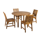 Hardy Round Dining Set - 1no. Table and 4no. Side Chairs - Main Image