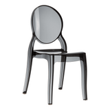 Elizabeth Chair - Glossy Black - Front Image