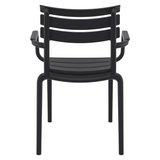 Paris Armchair - Black - Back Image
