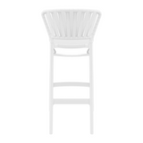 Portofino Bar Stool 75 - White - Back Image