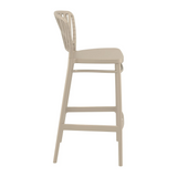Portofino Bar Stool 75 - Taupe - SideImage