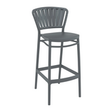 Portofino Bar Stool 75 - Dark Grey - Front Image