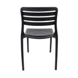 Vox Side Chair_Black_Front View_Back View