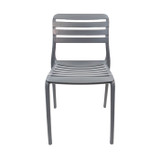 Vox Side Chair_Dark Grey_Front View