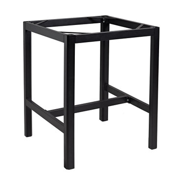 TROY ALUMINIUM SMALL SQUARE MID HEIGHT TABLE BASE - 77.5CM X 77.5CM