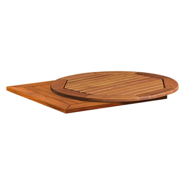 INSIGNIA Outdoor Wooden Table Tops_Hardwearing Outdoor Table Top_Teak Table Top_Outdoor Pub Table Top_Outdoor Wooden Restaurant Table Top
