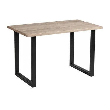 Wentworth 'Loop' Dining Table - Black - Extra White on a white background