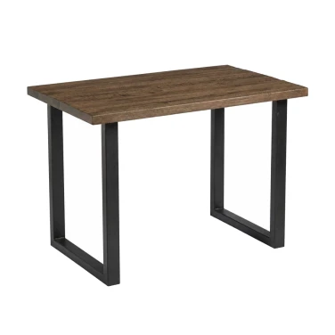 Wentworth 'Loop' Dining Table - Black - Smoked on a white background