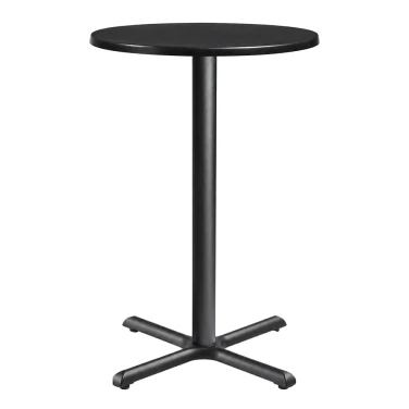 Enduratop Complete Bar Height Table - Flat Auto-Adjust - Black on a white background
