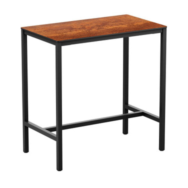 Commercial Bar Height Table_Poseur Table_Copper Textured_Rectangle