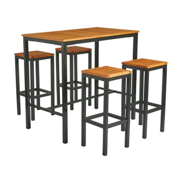 ICE Outdoor Pouser Dining Set for Pubs and Restaurants_Ourdoor Wooden Dining Set_Pub_Restaurant_Bar