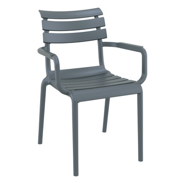 paris strong polypro commercial armchair_grey