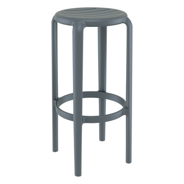 tom_outdoor_commercial_bar_stool_75cm high_Polypro_plastic_dark_grey