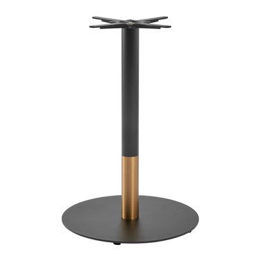 boston sleek_table base_black_gold_large_round