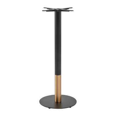 boston sleek_table base_black_gold_small_round_bar_bar height