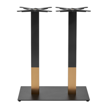 boston sleek_table base_black_gold_large rect_mid height