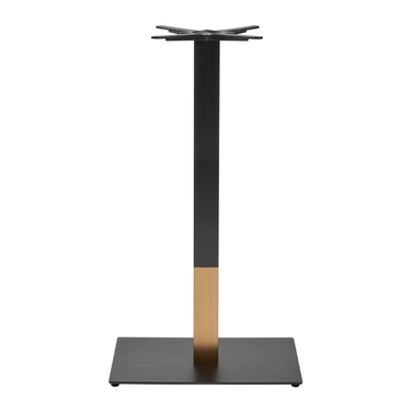 boston sleek_table base_black and gold_small rect_bar height