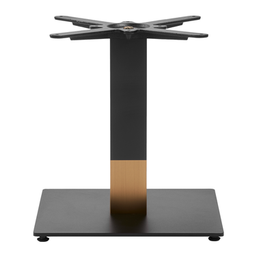 boston sleek_table base_black and gold_small_square_coffee_cafe