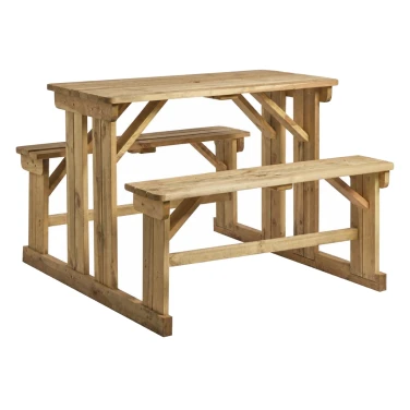 Newport Walk-In Bar Height Table - 6 Seater - 1400 on a white background