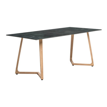 Wings Dining Table - Oak - 180x80cm - 12mm HPL Table Top -