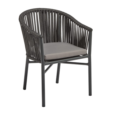 Holt Arm Chair - Natural Inc. Seat Cushion Light Grey – image 1