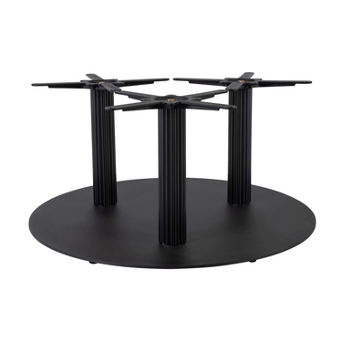 Boston Base - Black Fluted Extra Large Round - Main Image