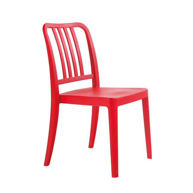 rock side chair_cafe_restaurant_outdoor -chair_red