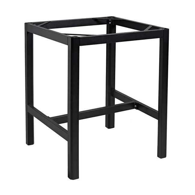 TROY ALUMINIUM SMALL SQUARE MID HEIGHT TABLE BASE - 57.5CM X 57.5CM