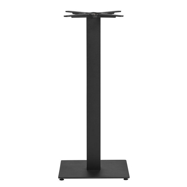 BOSTON SLEEK TABLE BASE - BLACK SMALL SQUARE - MID HEIGHT