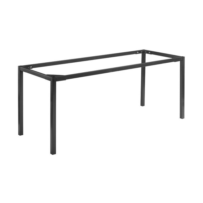 PARIS 4 Leg table Base_Rectangle 6 Seater_Black_Indoor Table Base_Outdoor Table Base