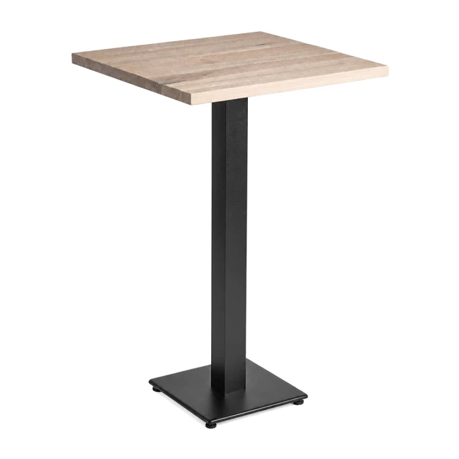 Windsor Bar Height Table - Extra White on a white background