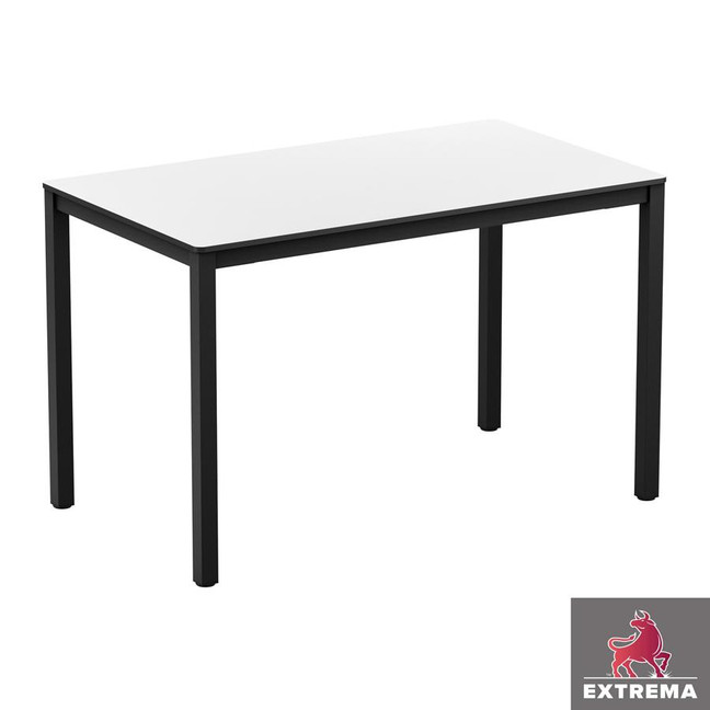 Extrema_White_ Commercial Laminate Dining 4 leg Table_Rectangular_Pubs_Bars_Restaurants-Cafes