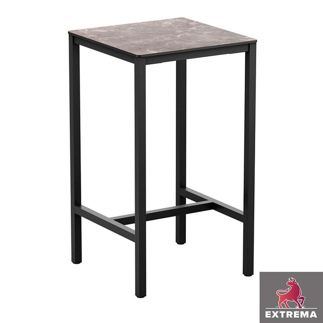 Extrema_Laminate_Poseur_Table_Marble_Bar Height Table_Square