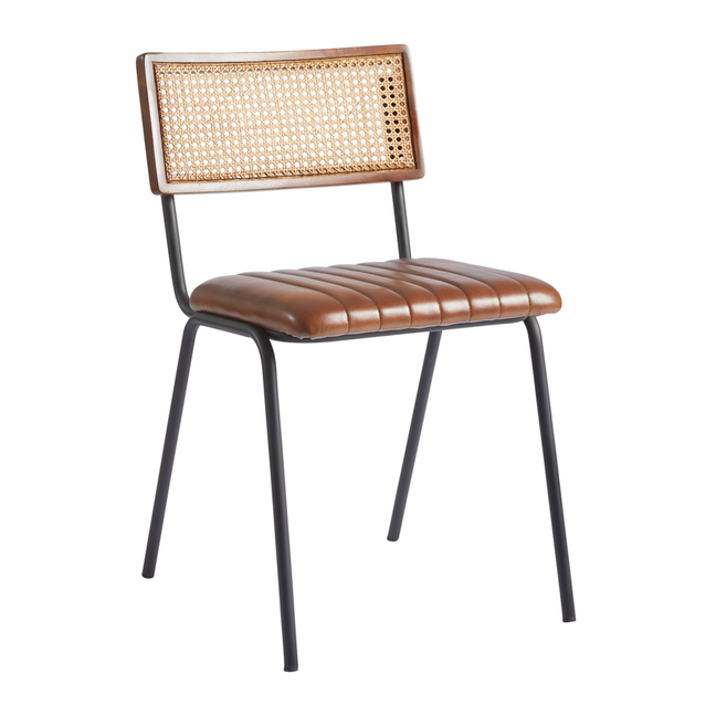 Savanna Side Chair - Genuine Leather_vintage bar_restaurant_cafe_chair_hotel chair