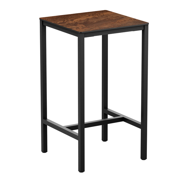 Extrema Copper 'Textured' - Black Poseur Table