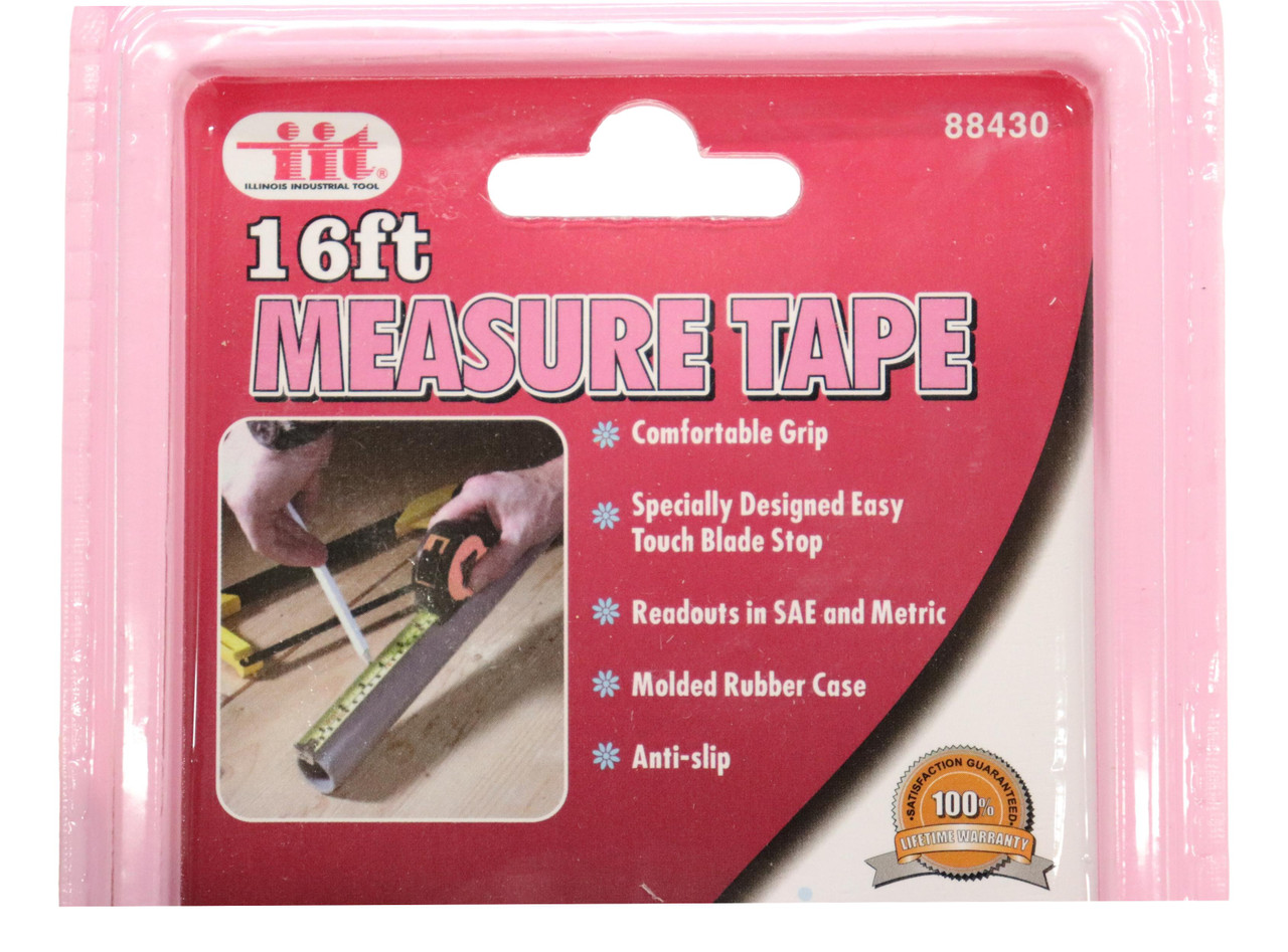 Basics Tape Measure - 16 Feet, Pink & Singer 00218 Tape Measure,  60-Inch