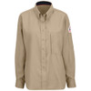 Bulwark FR Women's IQ Series Comfort Woven Lightweight Shirt - QS53 Khaki