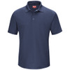 Red Kap Men's Performance Knit Polo with Gripper Front - SK74 Navy