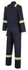 Portwest Iona Xtra Coverall - F128 Navy with Reflective Trim