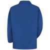 Red Kap Men's Lapel Counter Coat - KP10 Royal Blue Back View