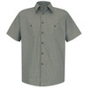 Red Kap Men's Microcheck Uniform Shirt - SP20HK
