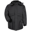 Red Kap Men's Heavyweight Parka Black JP70BK Front View