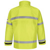 Bulwark FR Men's Hi-Visibility Rain Jacket - JXN6YE Back View