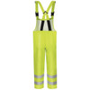 Bulwark FR Men's Hi-Visibility Rain Bib Overalls - BXN4YE Back View