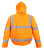 Portwest Hi-Vis Bomber Jacket - URT32 Back View