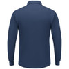 Red Kap Men's Long Sleeve Performance Knit Polo - SK6L Rear View